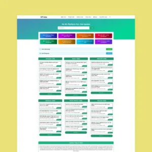 Sarkari Job Website Templates For GeneratePress
